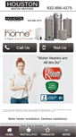 Mobile Screenshot of houstonwaterheaters.com